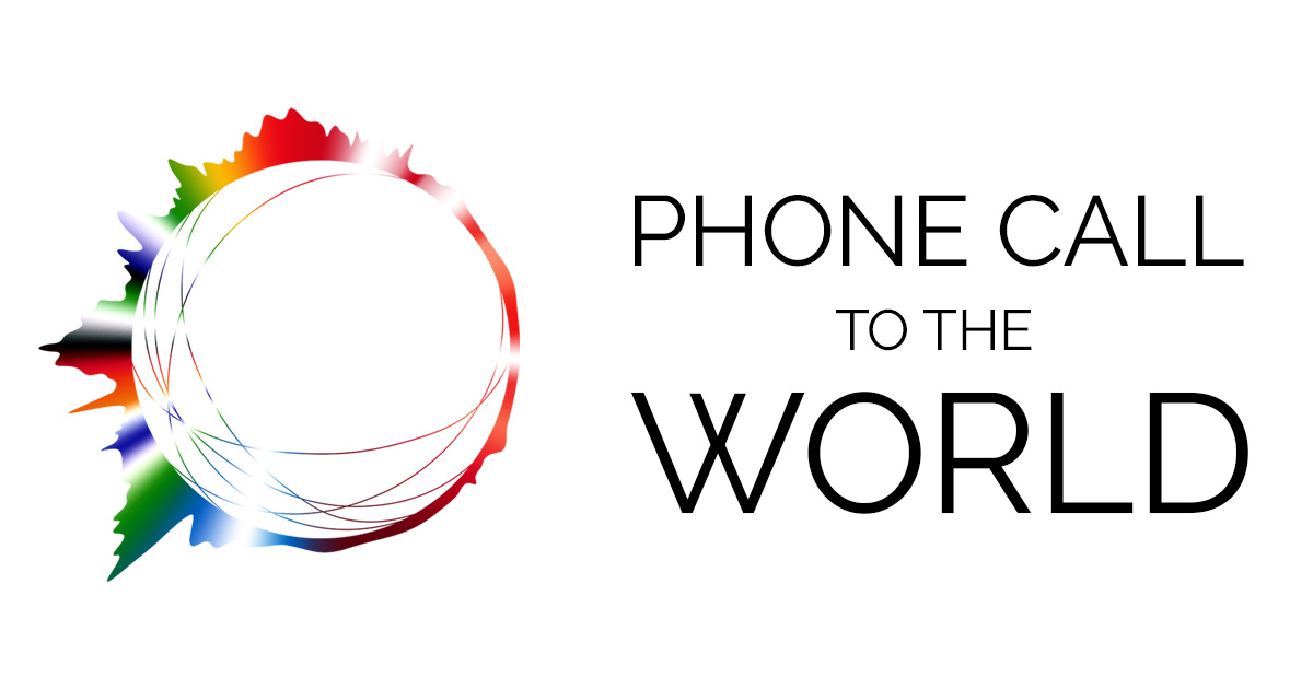 Phone call to the world branding